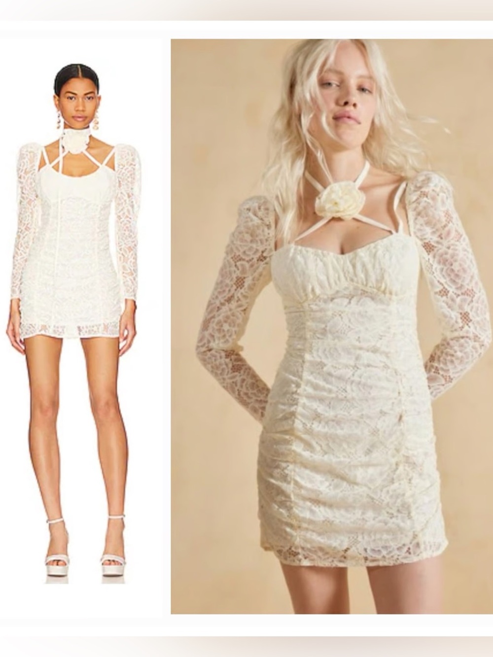 For Love & Lemons BELLADONNA MINI DRESS
